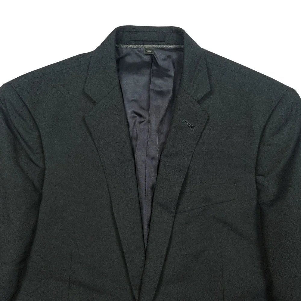 J.Crew Ludlow Loro Piana Super 120s Wool Blazer Jacket Coat Mens 36S Dark Navy